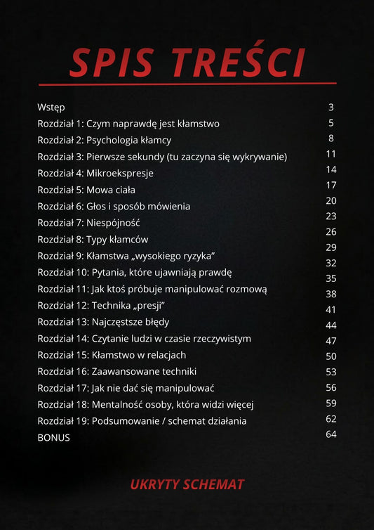 Anatomia kłamstwa Jak wykryć każde kłamstwo w sekunde