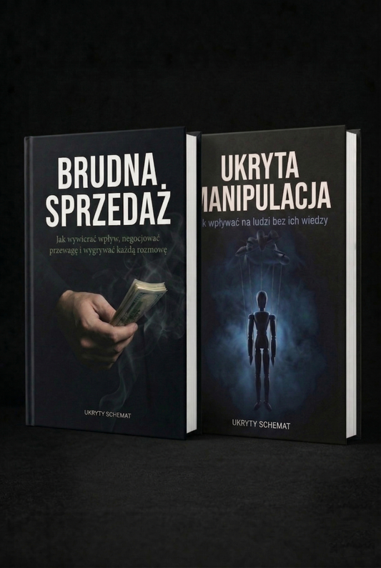 Zestaw dwóch ebooków Brudna Sprzedaż + Ukryta Manipulacja